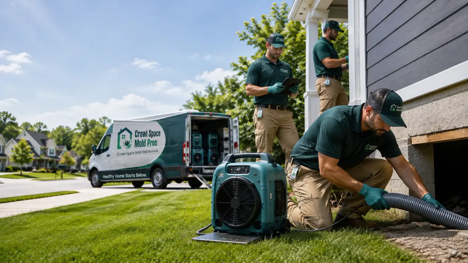 Crawl Space Mold Removal in Crawfordsville, IN